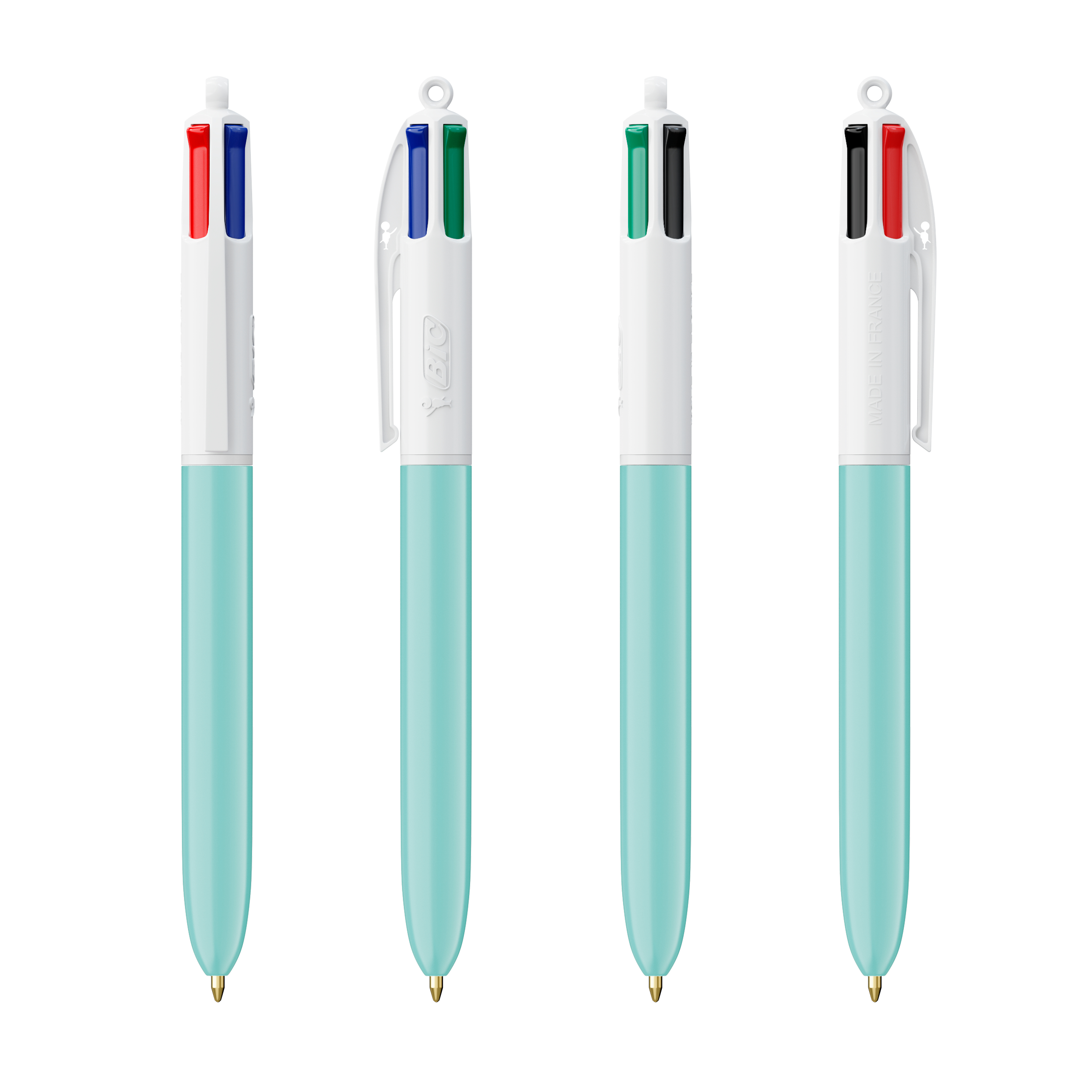 Stylo promotionnel 4 couleurs BIC® 4 Couleurs® ECO Couleur MINT 565c